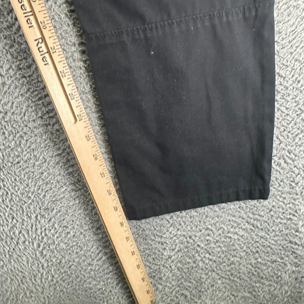 Columbia Cobble Creek Pant Men 38x30 Black Cotton Chino Classic Workwear Utility